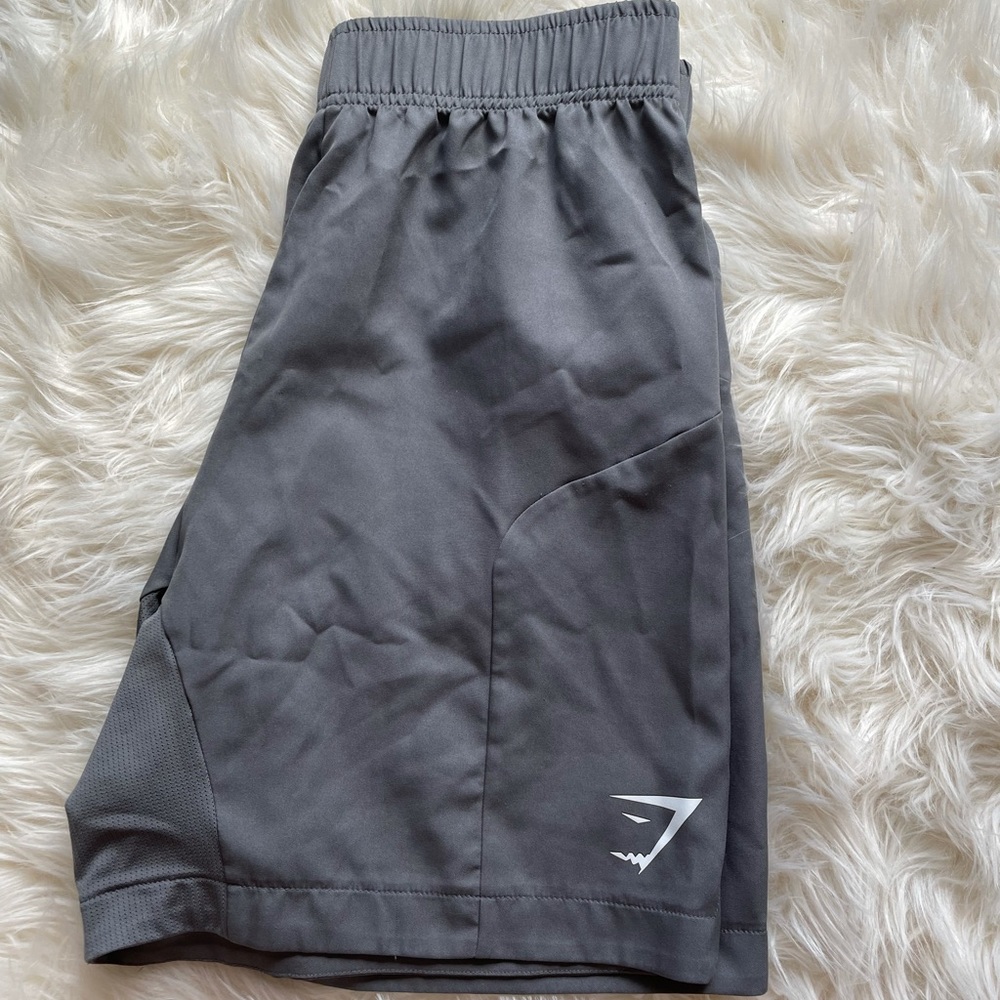 MENS grey gymshark shorts!!